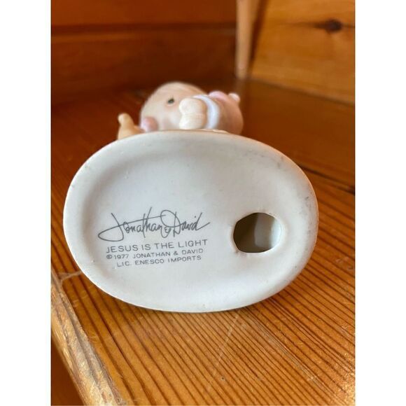 Precious Moments E-1373/G “Jesus Is The Light” 1978 No Box - Picture 5 of 5